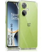 Crystal Clear Transparent Back Case Cover for OnePlus Nord CE 3 Lite 5G | Full Device & Camera Protection Shockproof TPU Silicone Back Cover Case Transparent