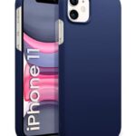 Slim Frameless Back Cover for iPhone 11 | Ultra Thin Lightweight Design & Camera Protection | Soft Matte Silicone Flexible Mobile Case (Blue)