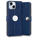 Shock Proof Flip Cover Back Case for Iphone 15 Plus | Magnetic Wallet Leather Case with Stand - Image 5