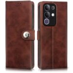 Shock Proof Flip Cover Back Case for Vivo T4X 5G | Magnetic Wallet Leather Case with Stand