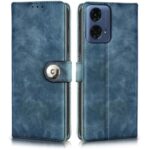 Shock Proof Flip Cover Back Case for Motorola Moto G24 Power 5G | Magnetic Wallet Leather Case with Stand