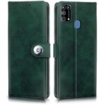 Shock Proof Flip Cover Back Case for Samsung Galaxy M31 | Magnetic Wallet Leather Case with Stand
