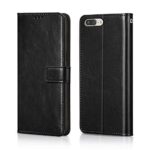 Shock Proof Flip Cover Back Case for 1+ Oneplus 5 | Magnetic Wallet Leather Case with Stand