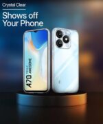 kelpuj Crystal Clear Transparent Back Case Cover for Itel A70 | Full Device & Camera Protection Shockproof TPU | Flexible Silicone Back Cover Case Transparent - Image 5