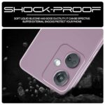 Back Cover for 1+ OnePlus Nord CE 3 5G | Ultra Slim Soft Rubberised Case | Inner Velvet Fabric Lining | Matte Silicone Flexible Mobile Case | Camera Protection - Lilac - Image 7