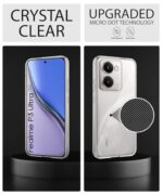 Transparent Back Cover Case for Realme P3 Ultra 5G | Raised Bumps for Full Device & Camera Protection Shockproof TPU Silicone Back Case Mobile Cover Transparent - Image 5