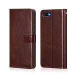 Shock Proof Flip Cover Back Case for Realme C2 | Magnetic Wallet Leather Case with Stand
