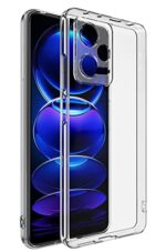 Flexible Crystal Clear TPU Ultra Protective Back Case Cover for Xiaomi Redmi Note 12 Pro Plus 5G - Transparent