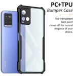 Shock Proof Clear Back Case Mobile Cover for Vivo Y21 | Y21S | Y33s (Hard | Hybrid PC + TPU | Full Armour Device & Camera Protection | Black) - Image 7
