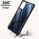 Shock Proof Clear Protective Back Case for OnePlus 7T - AirEDGE Technology | 360 Degree Camera Protection | Transparent Hybrid Back Case Mobile Cover for 1+7T OnePlus 7T - Black - Image 2