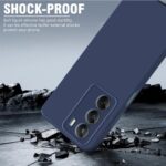 kelpuj Back Cover for Realme C75 5G | C73 5G | Narzo 80 Lite 5G | Ultra Slim Soft Rubberised Case | Inner Velvet Fabric Lining | Flexible Mobile Case | Camera Protection - Blue - Image 5