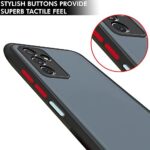 kelpuj Translucent Hybrid Back Case Cover for Samsung Galaxy F23 5G | Smoked Matte Back | 360 Degree Protection | Protective Hard Case (Black Bumper) - Image 7