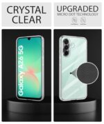 Crystal Clear Transparent Back Case Cover for Samsung Galaxy A26 5G | Full Device & Camera Protection Shockproof TPU | Flexible Silicone Back Cover Case Transparent - Image 5