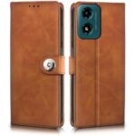 Shock Proof Flip Cover Back Case for Motorola Moto G04 | Magnetic Wallet Leather Case with Stand