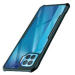 Shock Proof Clear Back Case Mobile Cover for Oppo F17 Pro | A93 | Reno 4F (Hard | Hybrid PC + TPU | Full Armour Device & Camera Protection | Green)