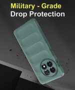 Ultimate Silicon Back Cover Case for 1+ OnePlus 11 5G | Military Grade Drop Protection Shockproof Bumper | Anti-Slip Grip | Scratch Proof Micro-Fibre Cloth Inside (Forest Green) - Image 7