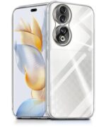 Crystal Clear Transparent Back Case Cover for Honor 90 5G | Full Device & Camera Protection Shockproof TPU | Flexible Silicone Back Cover Case Transparent