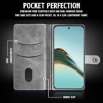 Shock Proof Flip Cover Back Case for Realme 13 Pro 5G | Magnetic Wallet Leather Case with Stand - Image 7