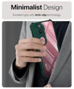 Shock Proof Clear Protective Back Case for iQOO Z10R 5G | Vivo V50 5G | V50e 5G | V50 Elite Edition | 360 Degree Camera Protection | Transparent Hybrid Back Case Mobile Cover Green - Image 7