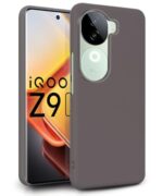 Slim Frameless Back Cover for iQOO Z9s 5G | Vivo V40e 5G | Ultra Thin Lightweight Design & Camera Protection | Soft Matte Silicone Flexible Mobile Case (Grey)