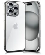 Crystal Clear Transparent Back Case Cover Compatible with iPhone 16 Pro Max | Full Device & Camera Protection Shockproof TPU | Flexible Silicone Back Cover Case Transparent - Image 5