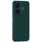 Back Cover for iQOO Z6 Pro | Vivo T1 Pro 5G | Ultra Slim Soft Rubberised Case | Inner Velvet Fabric Lining | Matte Silicone Flexible Mobile Case | Camera Protection - Green - Image 3