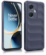 kelpuj Ultimate Silicon Back Cover Case for 1+ OnePlus Nord CE 3 5G | Military Grade Drop Protection Shockproof Bumper | Anti-Slip Grip | Scratch Proof Micro-Fibre Cloth Inside (Deep Blue) - Image 3