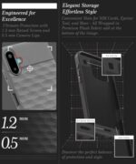 Back Cover for Samsung Galaxy M06 5G | Galaxy F06 5G with Hexa Cube Design | Ultra Slim Soft Rubberised Case | Inner Velvet Fabric | Matte Silicone Mobile Case | Camera Protection - Grey - Image 7