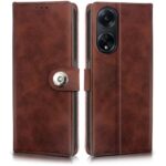 Shock Proof Flip Cover Back Case for Oppo F23 5G | Magnetic Wallet Leather Case with Stand