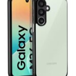 Shockproof Hybrid Back Cover for Samsung Galaxy M36 5G | Samsung Galaxy F36 5G Hard Slim fit Back Case | PC & TPU | Clear Transparent Case Black