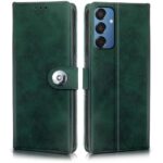 Shock Proof Flip Cover Back Case for Samsung Galaxy M15 5G Prime Edition | Magnetic Wallet Leather Case with Stand