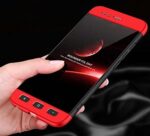 3 in 1 Double Dip Case [ Anti Slip ] Super Slim [Hard] Hybrid PC All Angle Protection Lightweight Matte Hard Back Case Cover for XIAOMI MI A1 - Black with Gold - Image 2