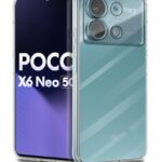 Crystal Clear Transparent Back Case Cover for Poco X6 Neo 5G | Full Device & Camera Protection Shockproof TPU | Flexible Silicone Back Cover Case Transparent