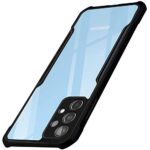 Shockproof Crystal Clear Samsung Galaxy A13 4G Back Cover Case | 360 Degree Protection | Transparent Mobile Back Cover Case for Samsung Galaxy A13 | Hybrid PC + TPU - Black