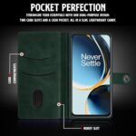 Shock Proof Flip Cover Back Case for 1+ Oneplus Nord Ce 3 Lite 5G | Magnetic Wallet Leather Case with Stand - Image 5