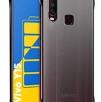 | The Ultimate Case for VIVO Y15 | Shock Proof Ultra Slim Frameless Design | Complete Protection Bumper Hard Back Case Cover for VIVO Y15 - DarkNight Matte Black