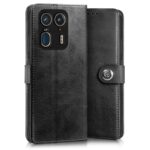 Shock Proof Flip Cover Back Case for Motorola Moto Edge 50 Ultra | Magnetic Wallet Leather Case with Stand - Image 5