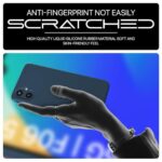 Back Cover for Samsung Galaxy M06 5G | Galaxy F06 5G | Ultra Slim Soft Rubberised Case | Inner Velvet Fabric Lining | Matte Silicone Flexible Mobile Case | Camera Protection (Blue) - Image 7