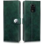 Shock Proof Flip Cover Back Case for Redmi Note 10 Lite | Magnetic Wallet Leather Case with Stand