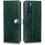 Shock Proof Flip Cover Back Case for Oppo Reno 6 5G | Magnetic Wallet Leather Case with Stand