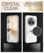 Transparent Back Cover Case for Realme 14 Pro Plus 5G | Raised Bumps for Full Device & Camera Protection Shockproof TPU Silicone Back Case Mobile Cover Transparent - Image 5