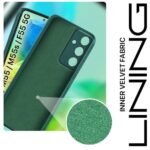 Back Cover for Samsung Galaxy M55 5G | M55s 5G | F55 5G | Ultra Slim Soft Rubberised Case | Inner Velvet Fabric Lining | Matte Silicone Flexible Mobile Case | Camera Protection - Green - Image 5