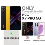 Shock Proof Flip Cover Back Case for Poco X7 Pro 5G | Magnetic Wallet Leather Case with Stand - Image 3