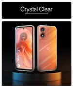 kelpuj Crystal Clear Transparent Back Case Cover for Motorola Moto G04 | Moto G04s | Full Device & Camera Protection Shockproof TPU | Flexible Silicone Back Cover Case Transparent - Image 7