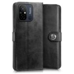 Shock Proof Flip Cover Back Case for Xiaomi Redmi 12C | Magnetic Wallet Leather Case with Stand - Image 3