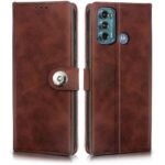 Shock Proof Flip Cover Back Case for Motorola Moto G60 | Magnetic Wallet Leather Case with Stand