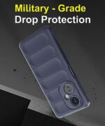 Ultimate Silicon Back Cover Case for 1+ OnePlus Nord CE 3 Lite 5G | Military Grade Drop Protection Shockproof Bumper | Anti-Slip Grip | Scratch Proof Micro-Fibre Cloth Inside (Deep Blue) - Image 7