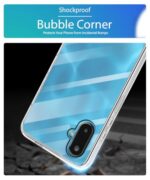 Transparent Back Cover Case for Samsung Galaxy M06 5G | Galaxy F06 5G | Raised Bumps for Full Device & Camera Protection Shockproof TPU Silicone Back Case Mobile Cover Transparent - Image 7