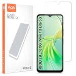 Unbreakable Film Glass Screen Protector for iQOO Z9 Lite | Vivo T3 Lite 5G | Y18t | Y18 | Y18e | Y03 | Y28s | Y37 [ Flexible like a Screen Guard, Harder than a Tempered Glass ]  Pack Of 2 - Image 5