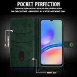 Shock Proof Flip Cover Back Case for Samsung Galaxy A14 5G | Magnetic Wallet Leather Case with Stand - Image 7